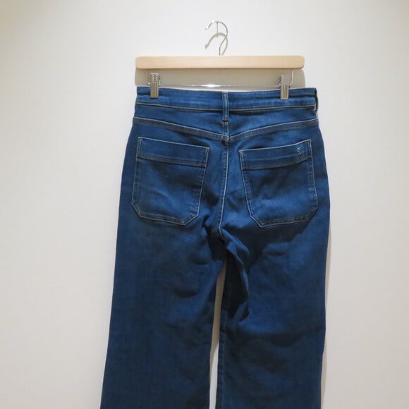 ANTHROPOLOGIE PILCRO Wide Leg Denim Flare Jeans Boho Preppy Casual Comfort 28 - Picture 10 of 14